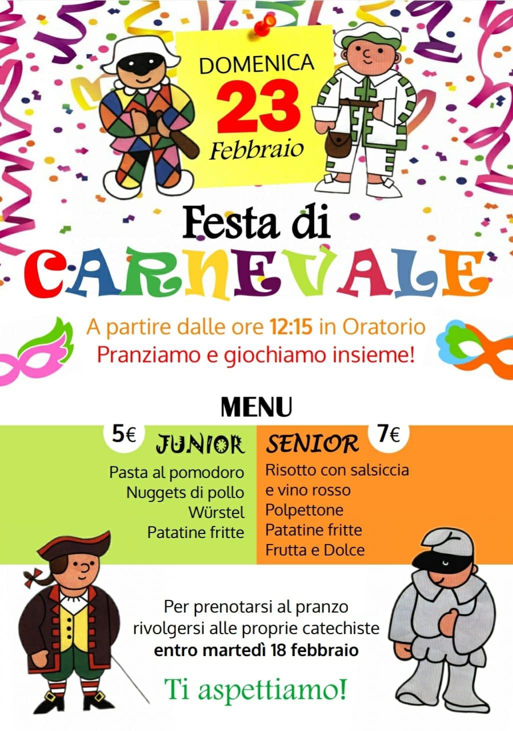 Festa di Carnevale 2020